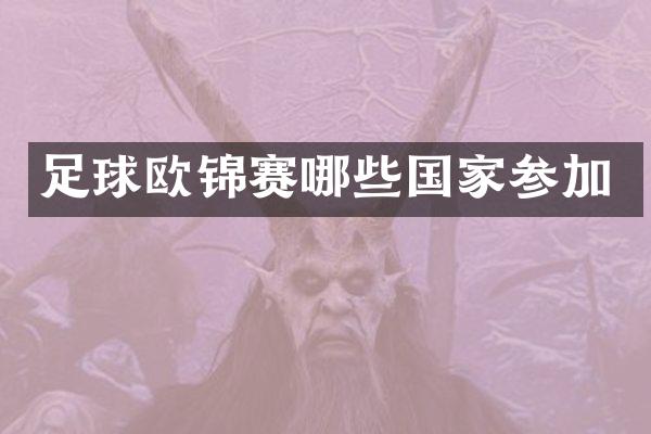 足球欧锦赛哪些国家参加