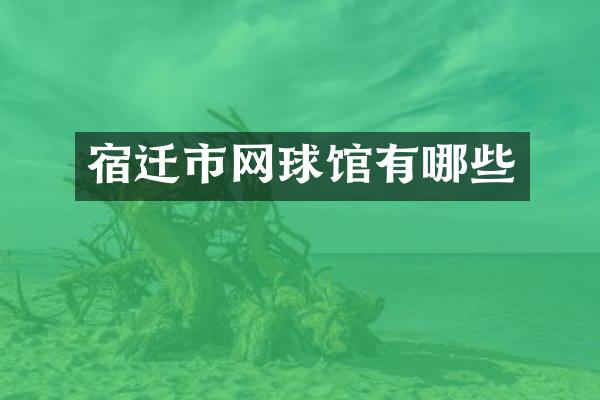 宿迁市网球馆有哪些