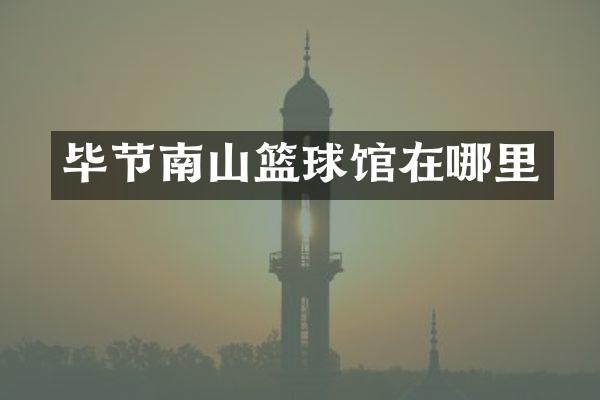 毕节南山篮球馆在哪里
