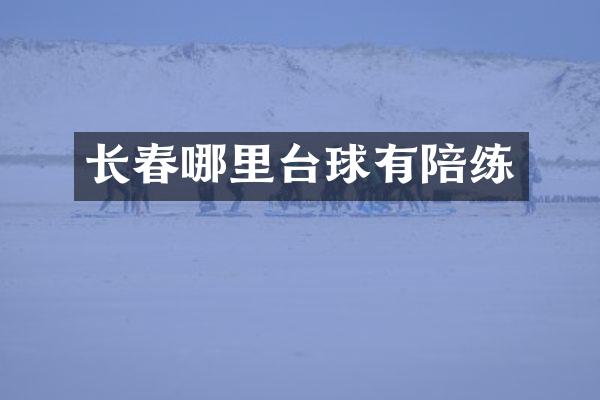 长春哪里台球有陪练