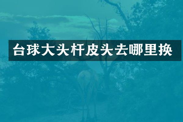 台球大头杆皮头去哪里换