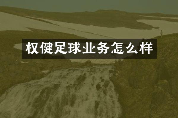 权健足球业务怎么样
