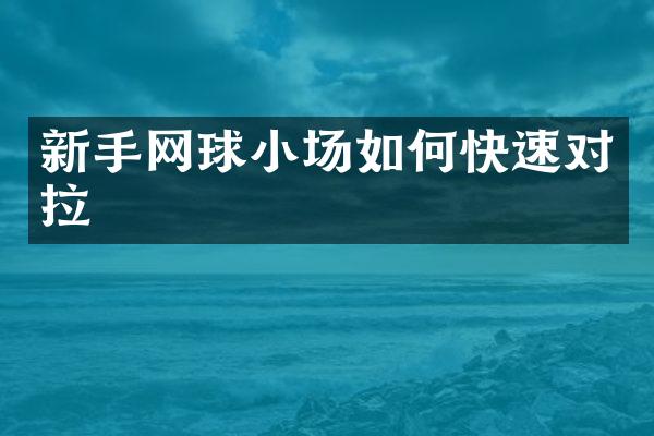 新手网球小场如何快速对拉