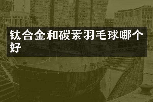 钛合金和碳素羽毛球哪个好