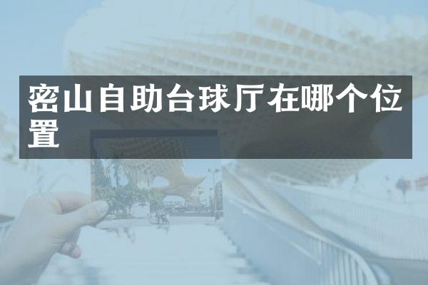 密山自助台球厅在哪个位置