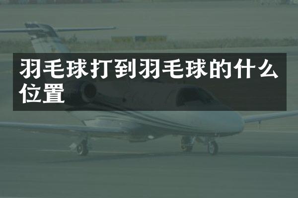 羽毛球打到羽毛球的什么位置