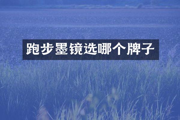 跑步墨镜选哪个牌子