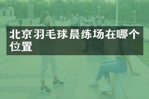 北京羽毛球晨练场在哪个位置