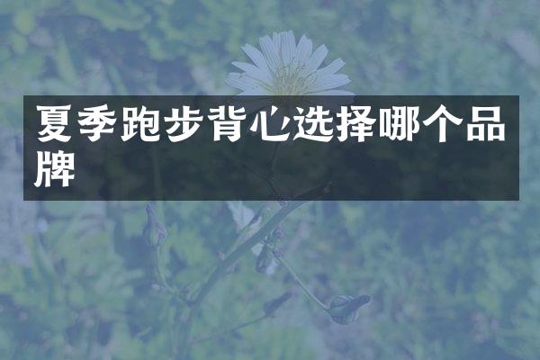 夏季跑步背心选择哪个品牌