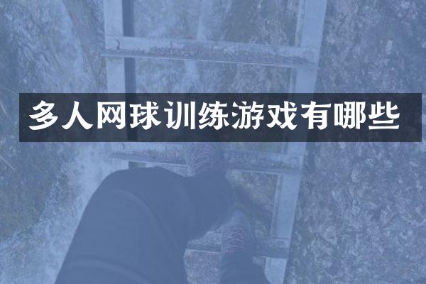 多人网球训练游戏有哪些