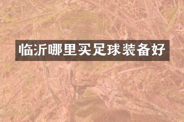 临沂哪里买足球装备好