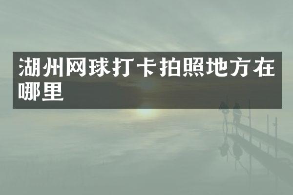 湖州网球打卡拍照地方在哪里