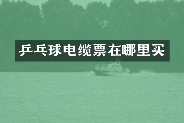 乒乓球电缆票在哪里买