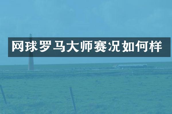 网球罗马大师赛况如何样