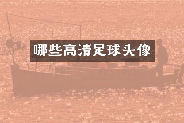 哪些高清足球头像