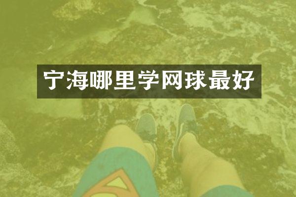 宁海哪里学网球最好