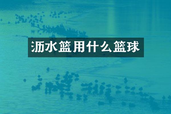 沥水篮用什么篮球