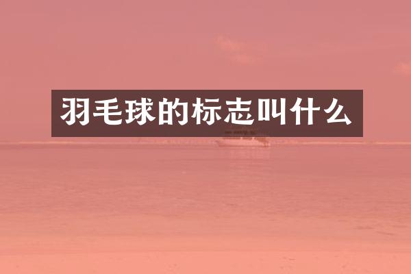 羽毛球的标志叫什么