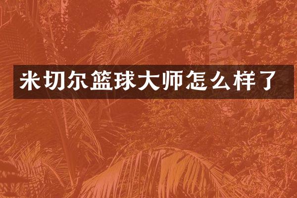 米切尔篮球大师怎么样了