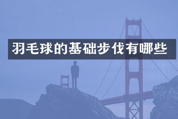 羽毛球的基础步伐有哪些