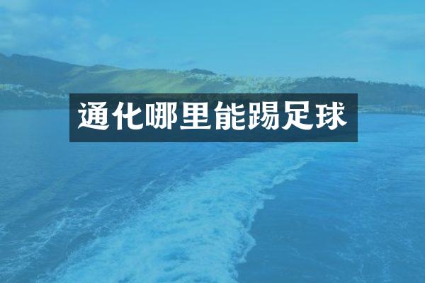 通化哪里能踢足球