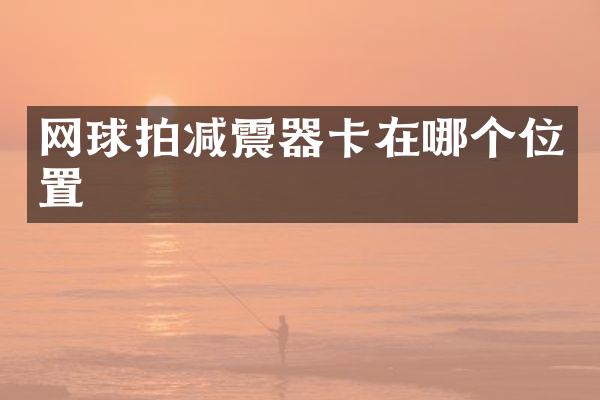 网球拍减震器卡在哪个位置
