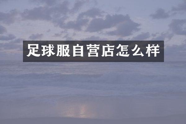 足球服自营店怎么样
