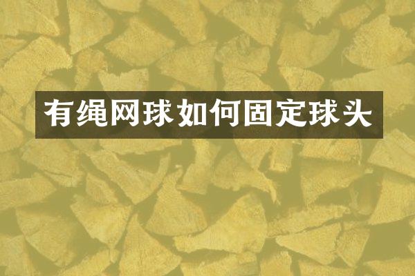 有绳网球如何固定球头