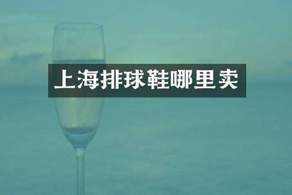 上海排球鞋哪里卖