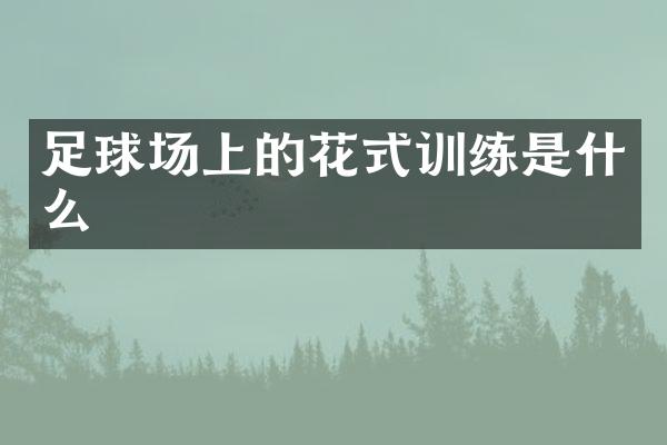 足球场上的花式训练是什么