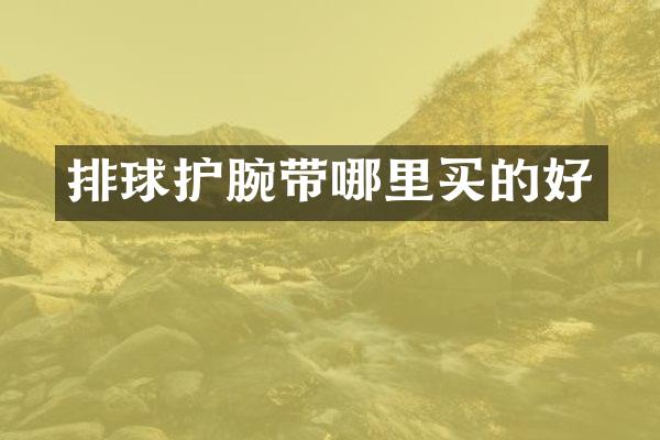 排球护腕带哪里买的好