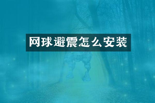 网球避震怎么安装