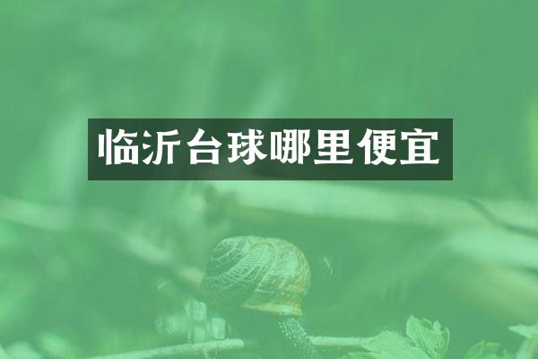 临沂台球哪里便宜