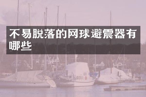 不易脱落的网球避震器有哪些