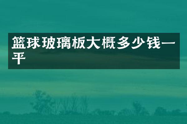篮球玻璃板大概多少钱一平