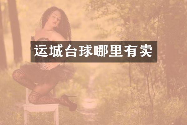 运城台球哪里有卖