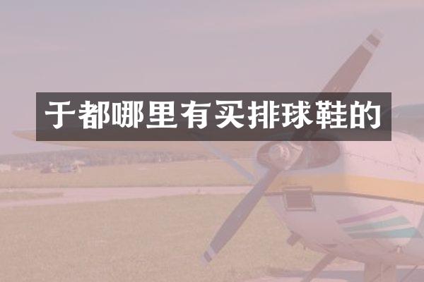 于都哪里有买排球鞋的