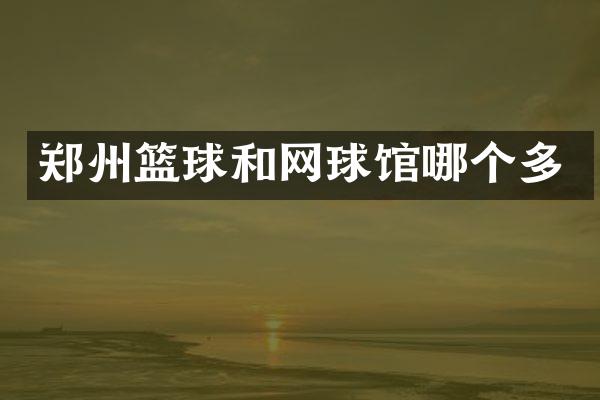 郑州篮球和网球馆哪个多