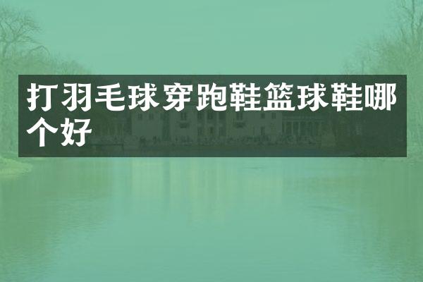 打羽毛球穿跑鞋篮球鞋哪个好