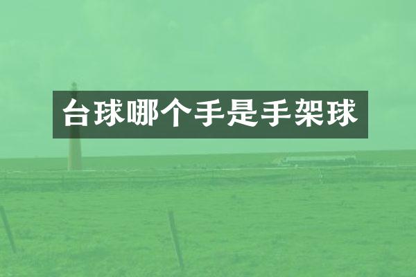台球哪个手是手架球