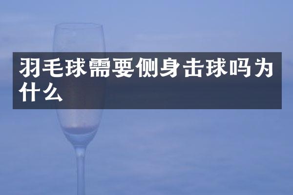 羽毛球需要侧身击球吗为什么
