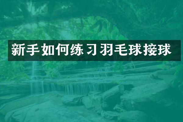 新手如何练习羽毛球接球