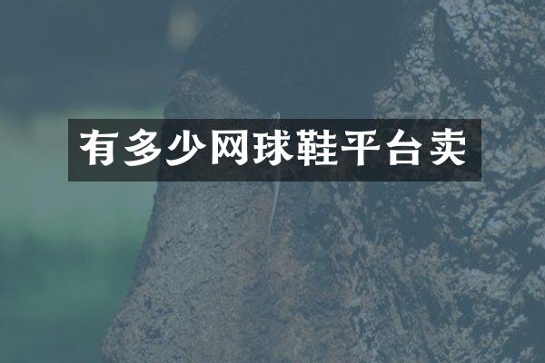 有多少网球鞋平台卖