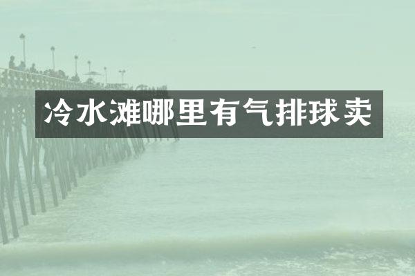 冷水滩哪里有气排球卖