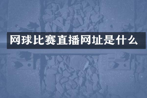 网球比赛直播网址是什么