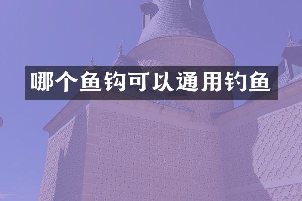 哪个鱼钩可以通用钓鱼