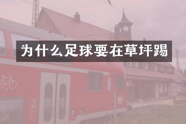 为什么足球要在草坪踢
