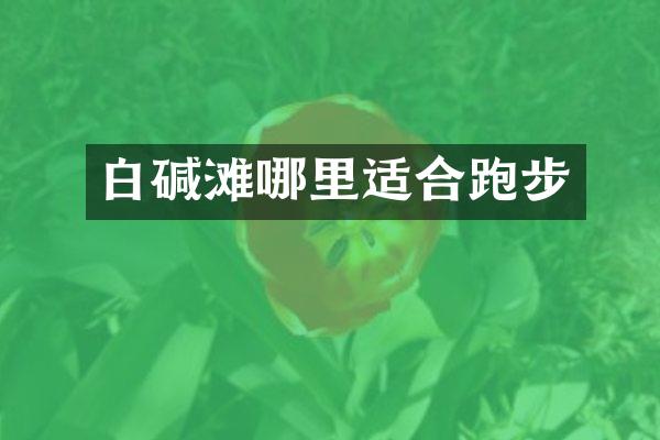 白碱滩哪里适合跑步