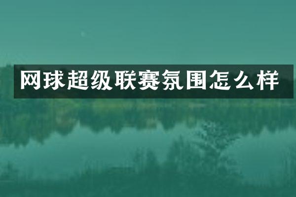 网球超级联赛氛围怎么样