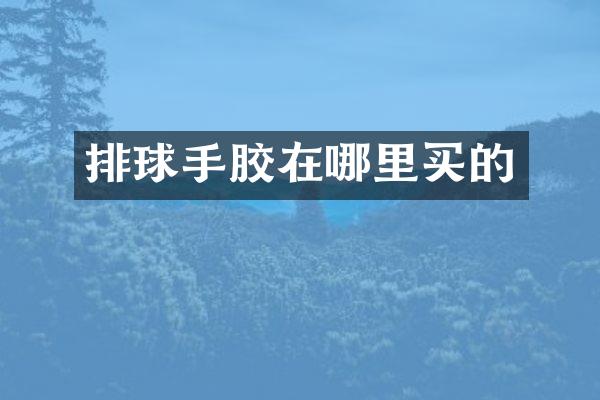 排球手胶在哪里买的